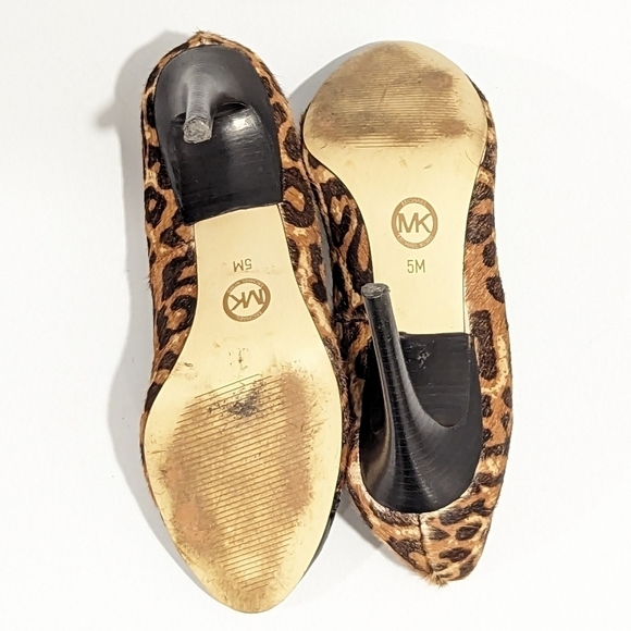 Michael Michael Kors animal print heels size 5 - Picture 7 of 15